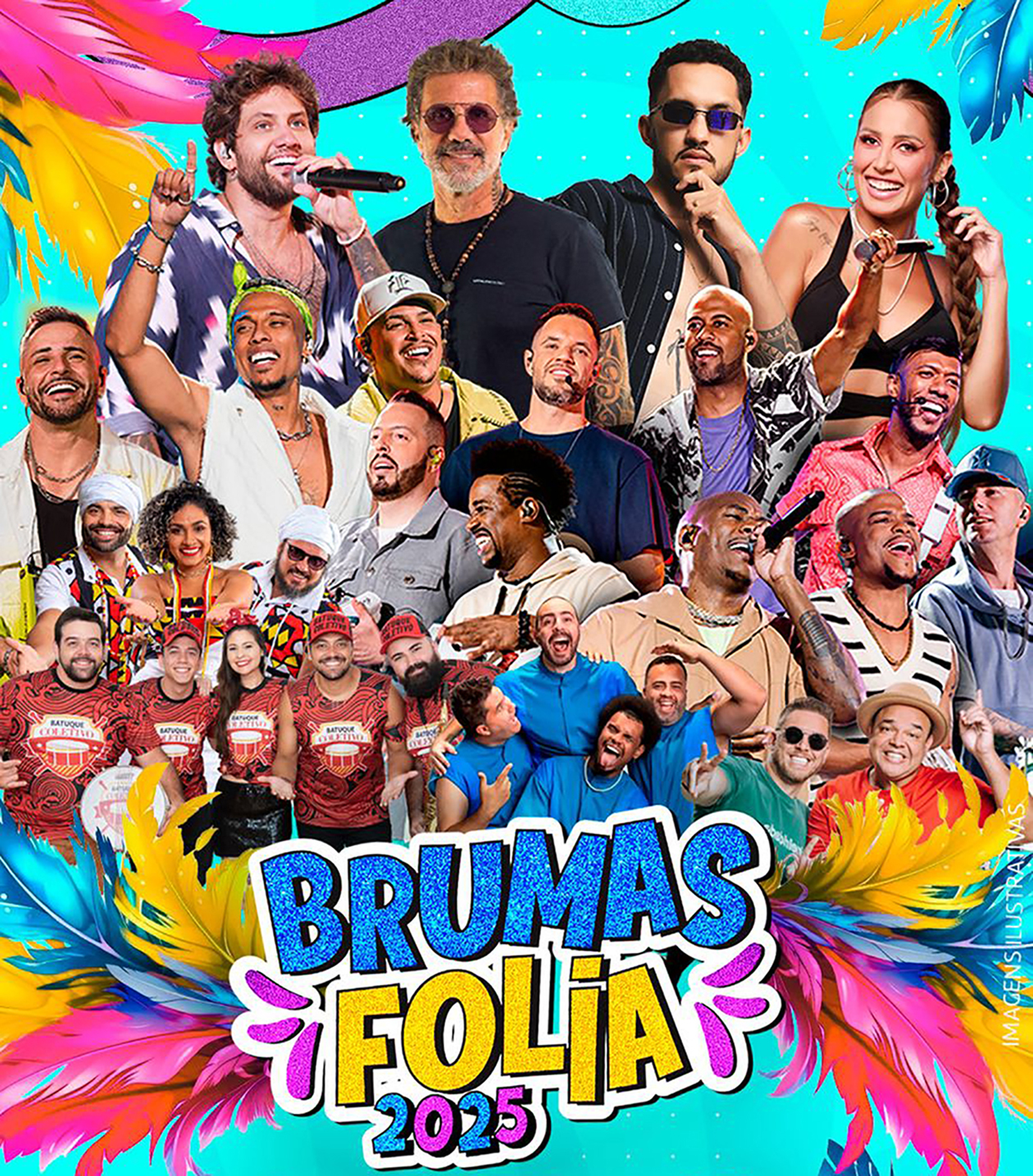 O BrumasFolia acontece de 28 de fevereiro a 4 de março, na Praça Orides Parreiras, com entrada gratuita 
