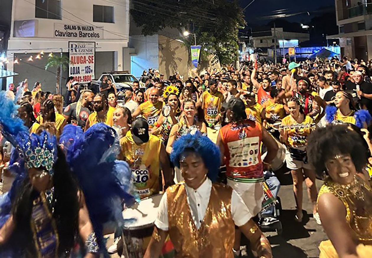 A concentração será na Feirinha do Terê, a partir das 11h, com ensaio aberto do Bloco G10 Favelas