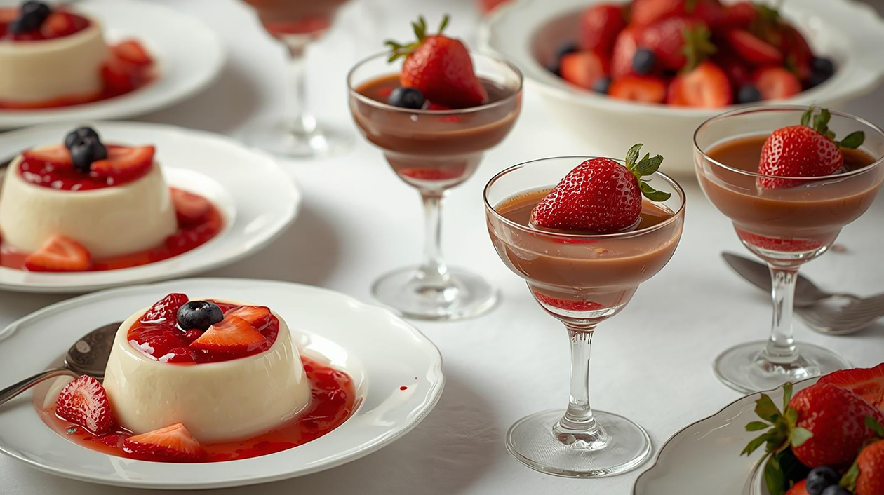 A proposta do festival é oferecer uma experiência gastronômica diversificada, tendo como destaque a combinação entre o morango e o pudim