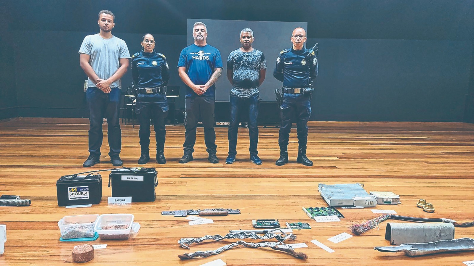 No dia 24 de outubro, o trabalho foi realizado com a Guarda Municipal de Betim