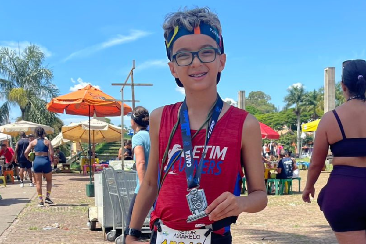 Neste ano, ele também disputou a 2ª Corrida Betim Runners