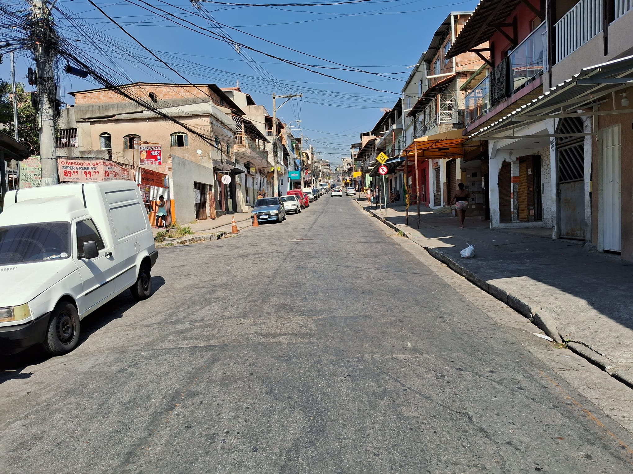 Crime foi no meio da rua, por volta de 19h45