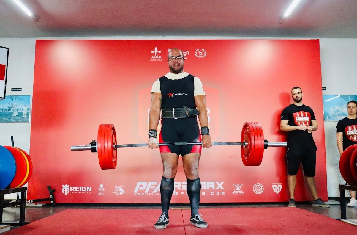 Este é o segundo campeonato de levantamento de peso que Augusto Schad participar