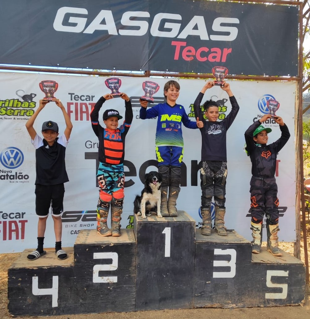 Recentemente o atleta consquistou uma etapa do Mineiro de Motocross