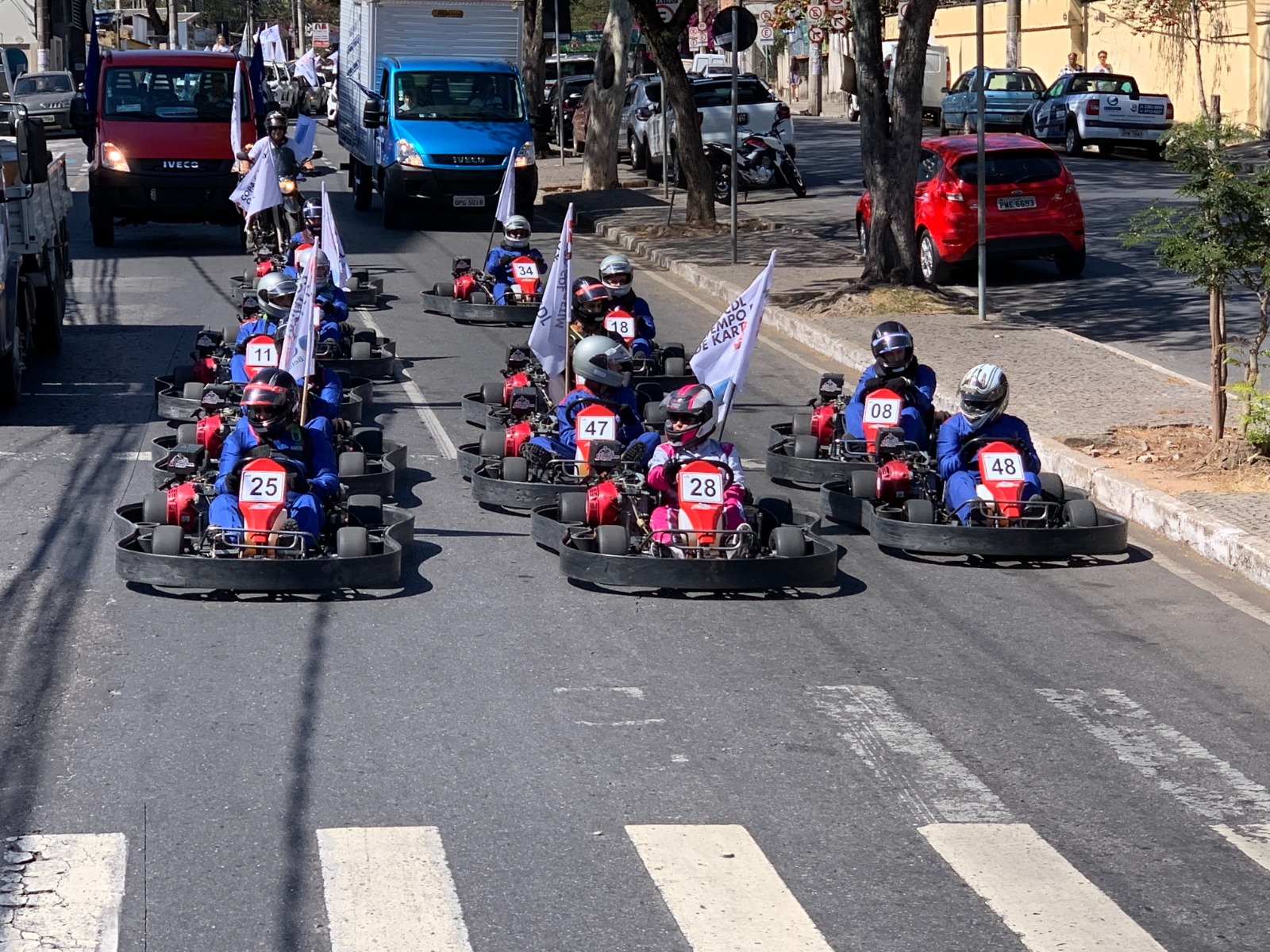 Segundo a organização, a saída está prevista para as 10h.