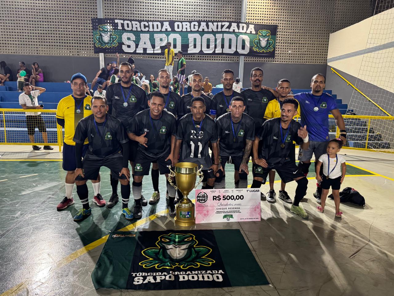 Equipe do Canta Sapo venceu o confronto por 5 a 3