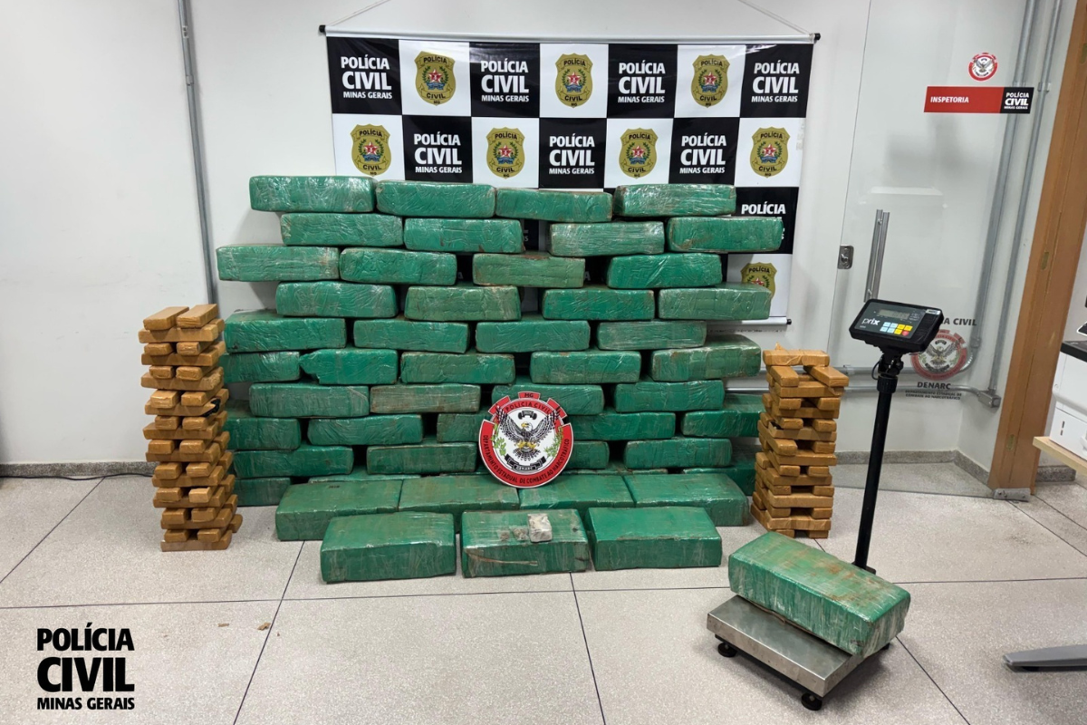 Droga apreendida durante a ocorrência