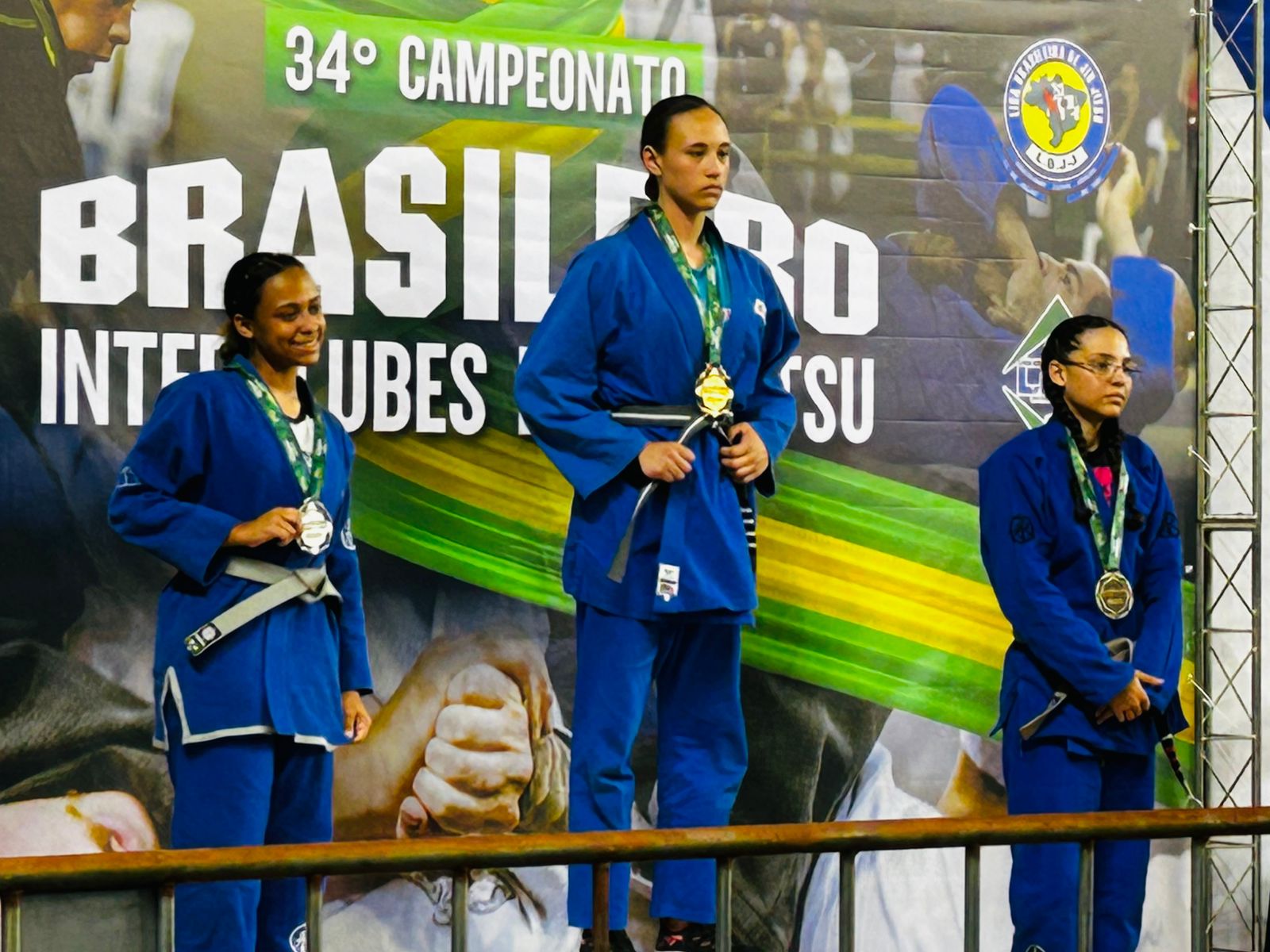 Tifany Tauany garantiu a medalha de prata na categoria juvenil -65 kg
