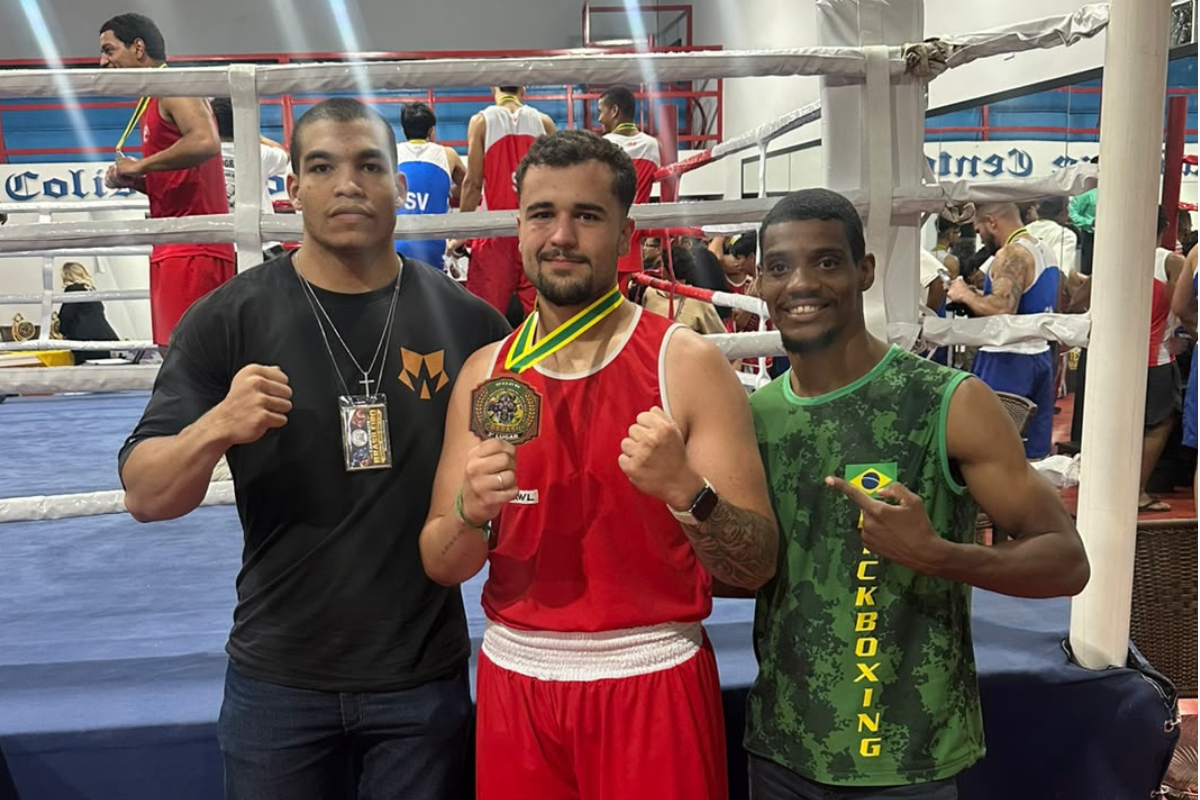 Foi a primeira vez do atleta em uma competição nacional