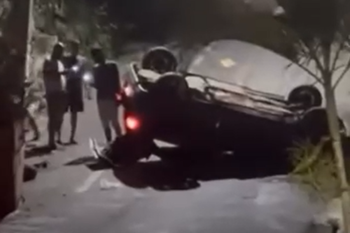 Acidente aconteceu na rua Ester Maria Butti

