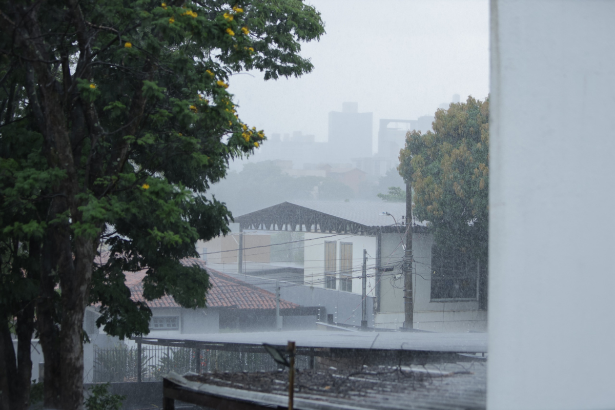 Pancadas de chuva podem ocorrer a qualquer hora