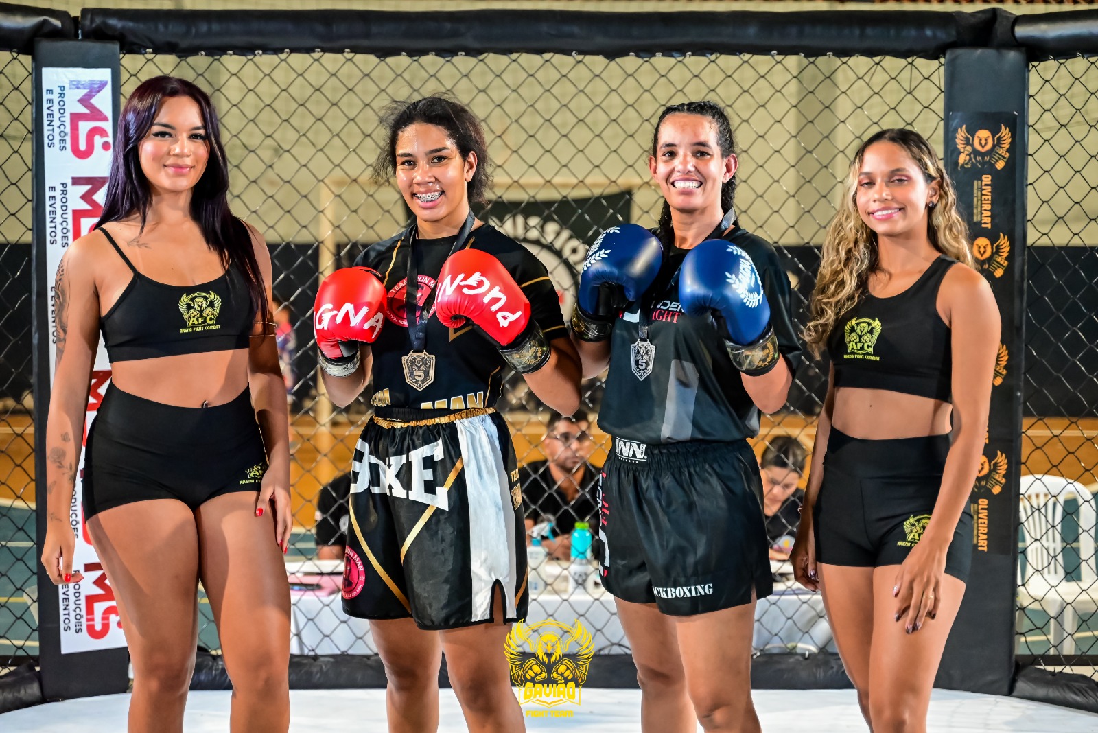 Lutadora venceu combate por decisão unânime dos juízes