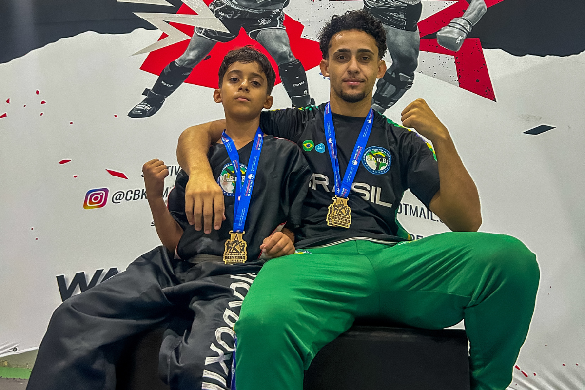 Dupla representa a cidade no Brasileiro de Kickboxing, em junho