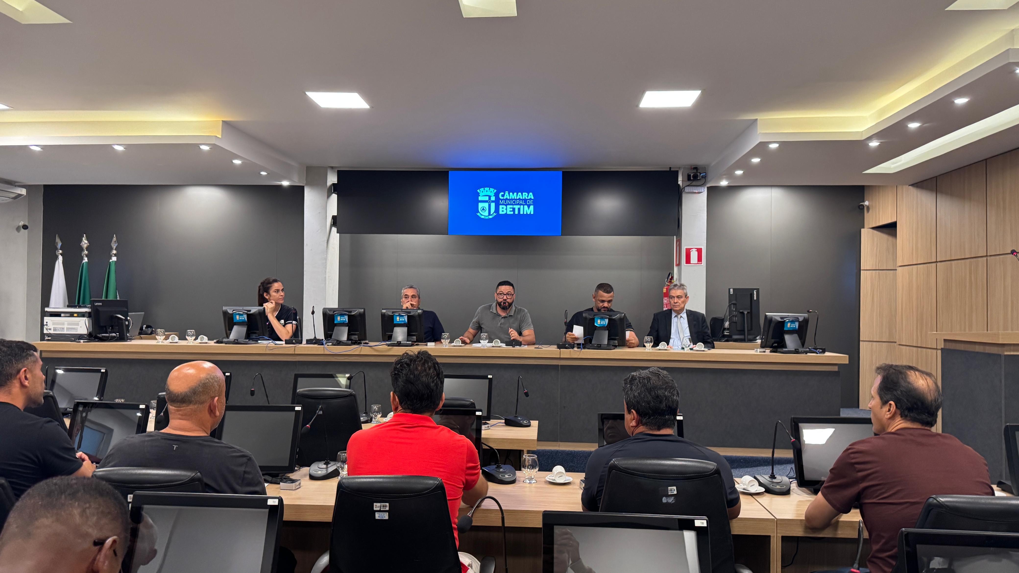 Sessão contou com a presença de dirigentes de algumas equipes do Betinense Série A e Série C