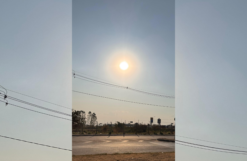 Há baixo risco de incêndios florestais e à saúde, como ressecamento da pele, desconforto nos olhos, boca e nariz