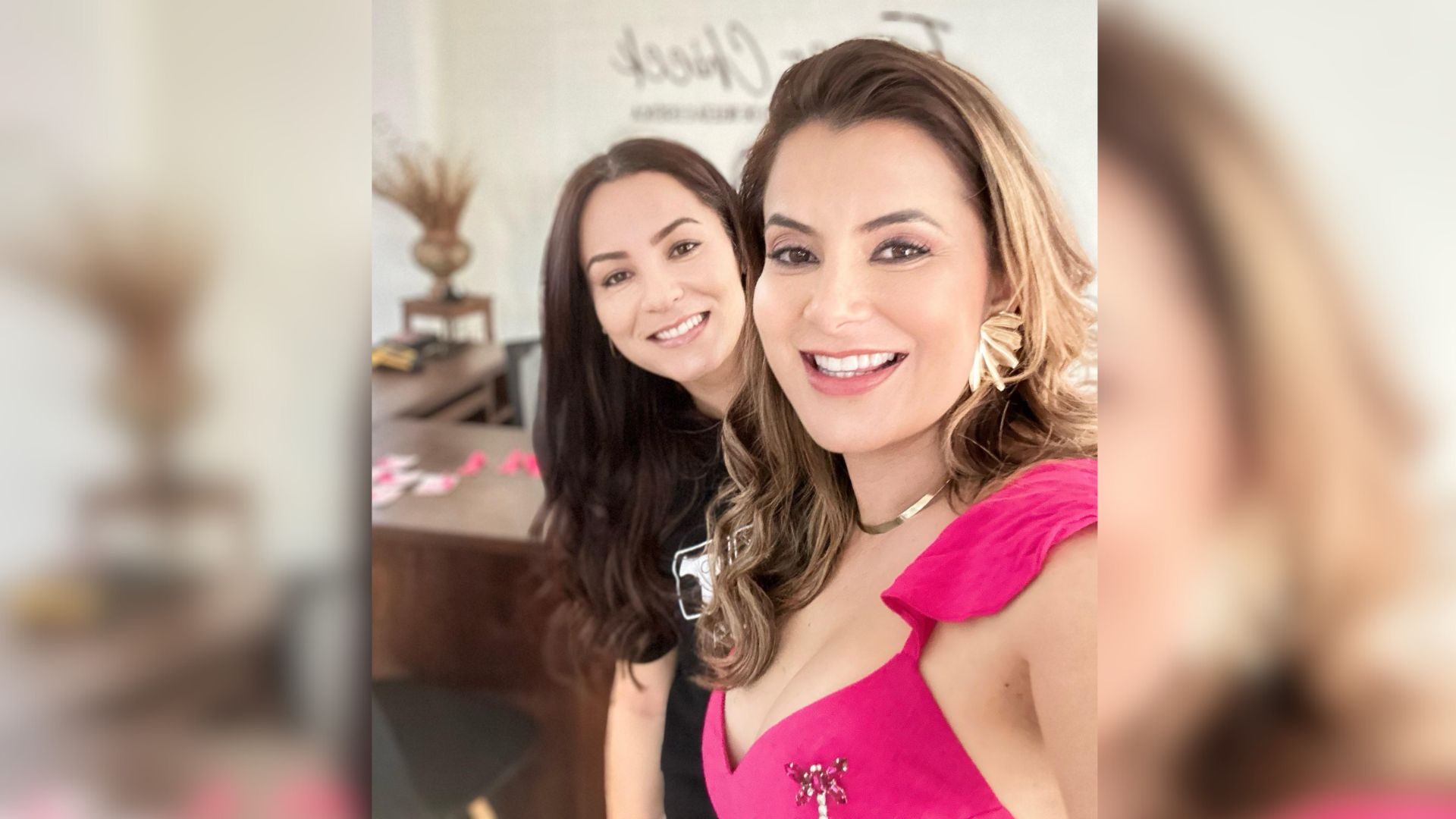 Shirlei Miranda e Lilian Diniz realizam a ação social em Betim destinada a mulheres em tratamento oncológico