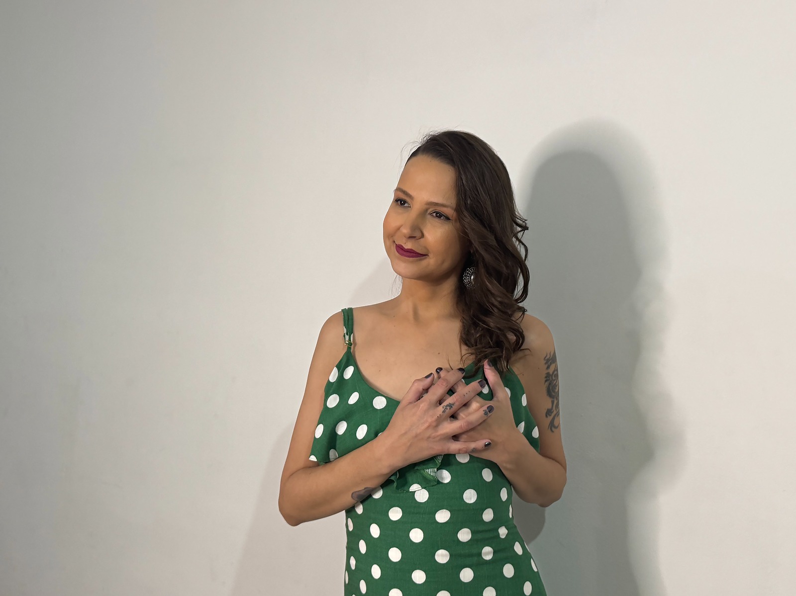 A cantora e artesã Júlia Oliveira Melo ganhou o dia de transformação 