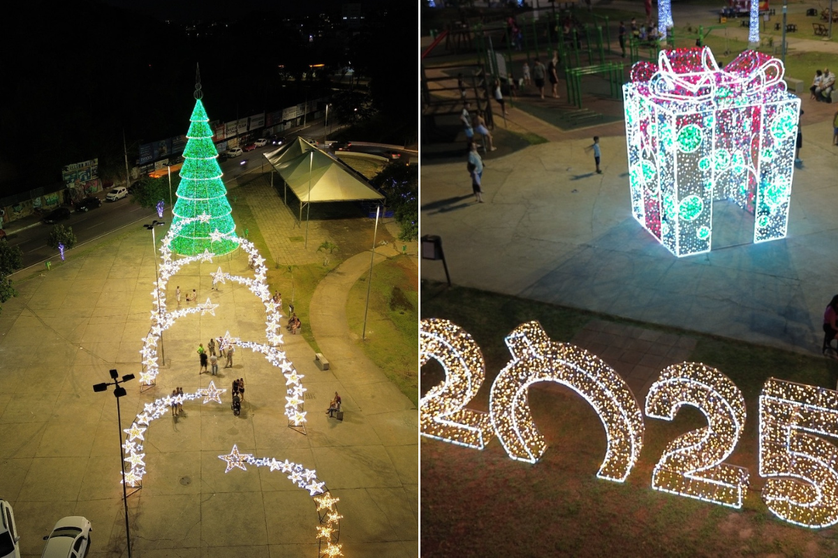 Prefeitura realizou testes na iluminação da Praça do Encontro nesta quarta-feira (27)