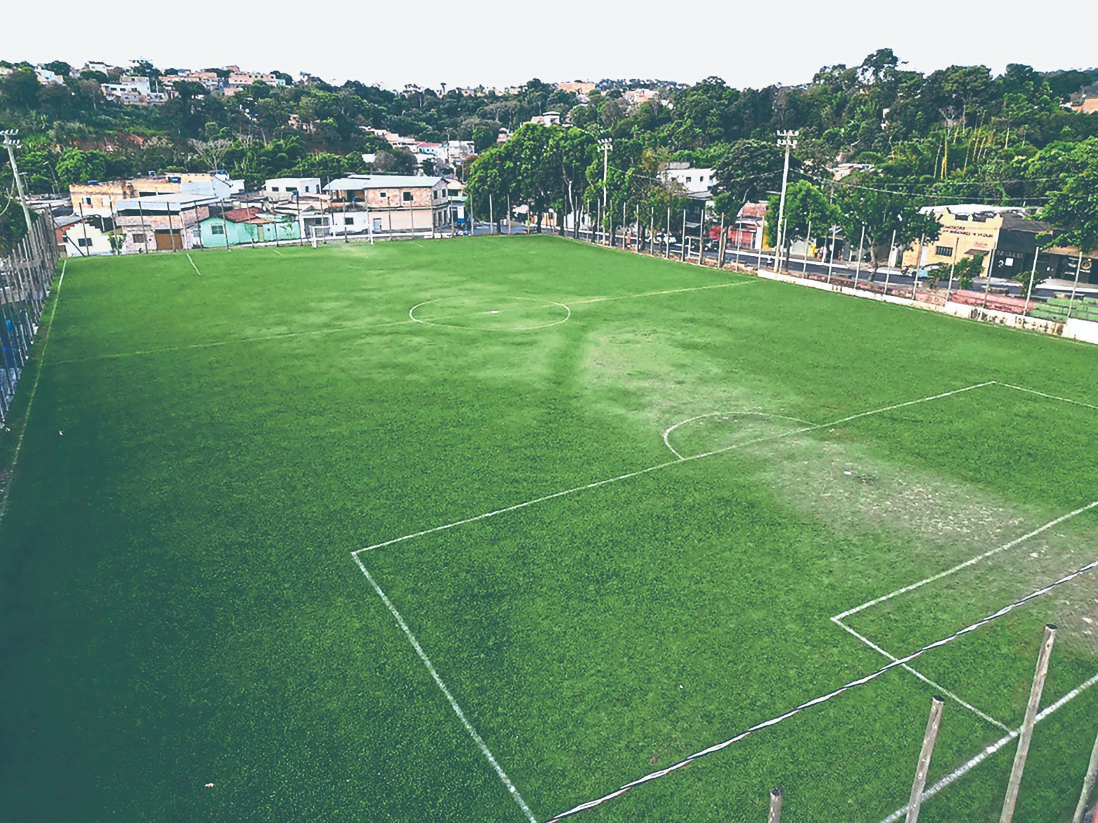 Campo é o segundo da Colônia e o terceiro na região do Citrolândia a receber melhorias