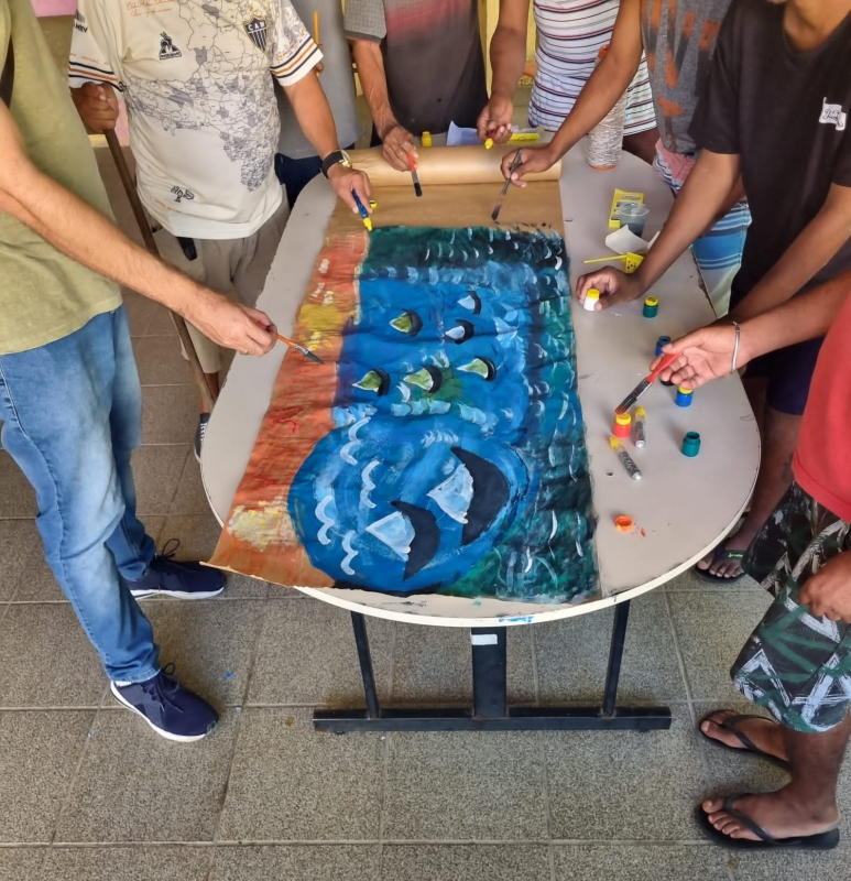 No dia 24 de maio, a prefeitura receber uma exposição de peças artísticas criadas por trabalhadores e usuários das unidades da Raps