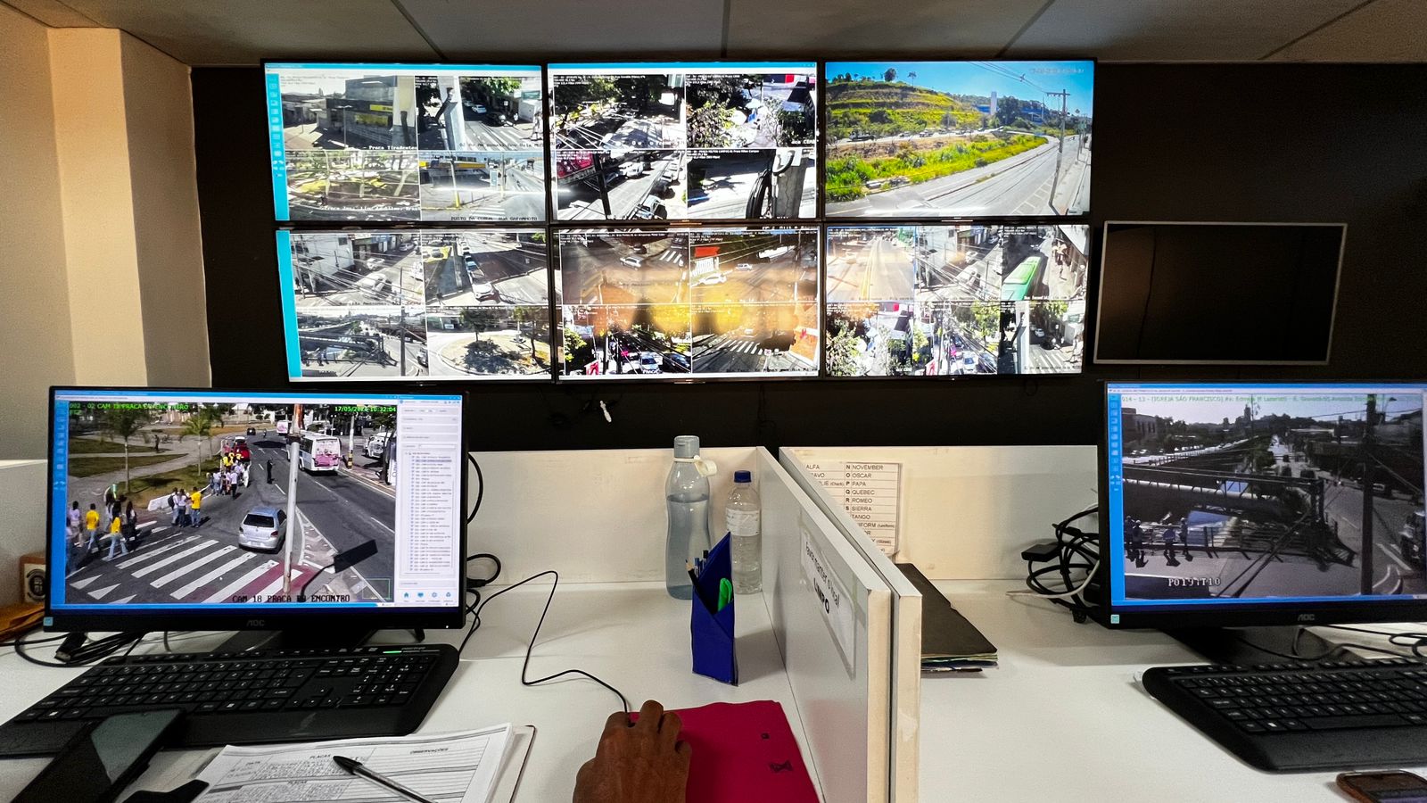 Centro Integrado de Operações reúne oito órgãos de segurança