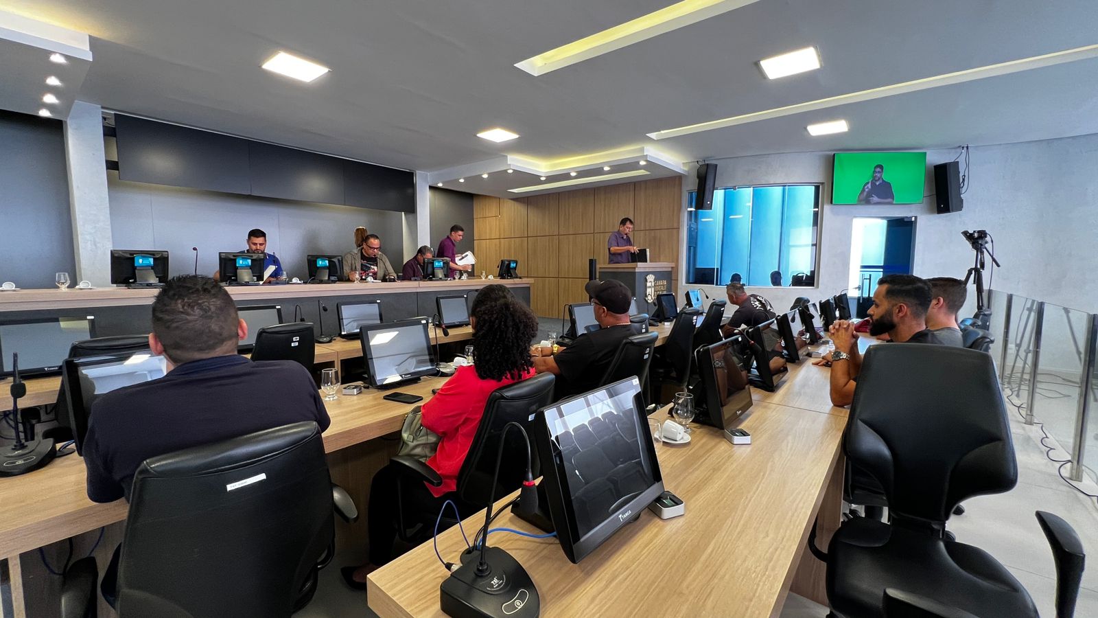 A reunião foi presidida pelo vereador Professor Wellington (União Brasil) e contou com a participação dos moradores da região afetada