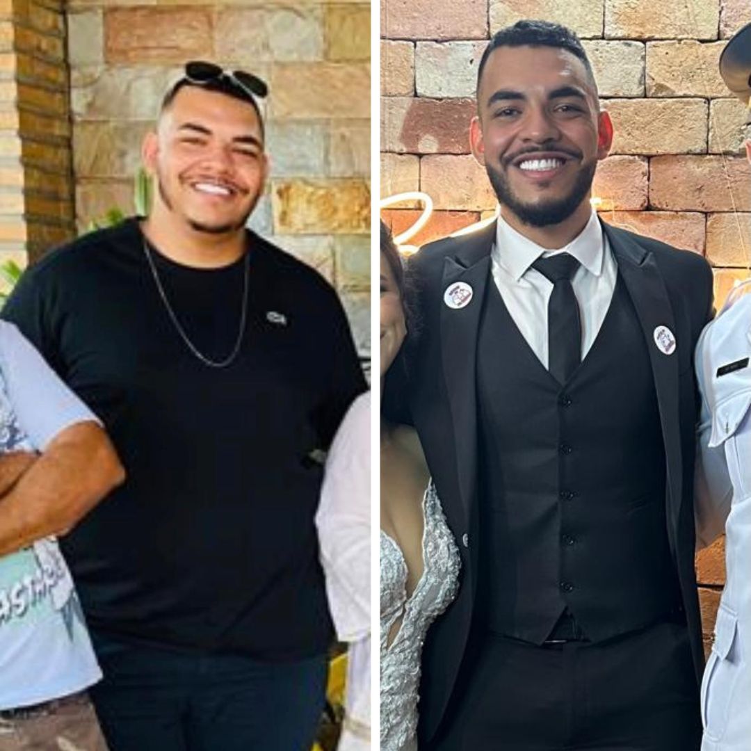 O advogado Marcos Vinicius Costa, de 24 anos e morador do Ingá, iniciou a jornada pela perda de peso com o Ozempic em abril de 2022, com 142 kg