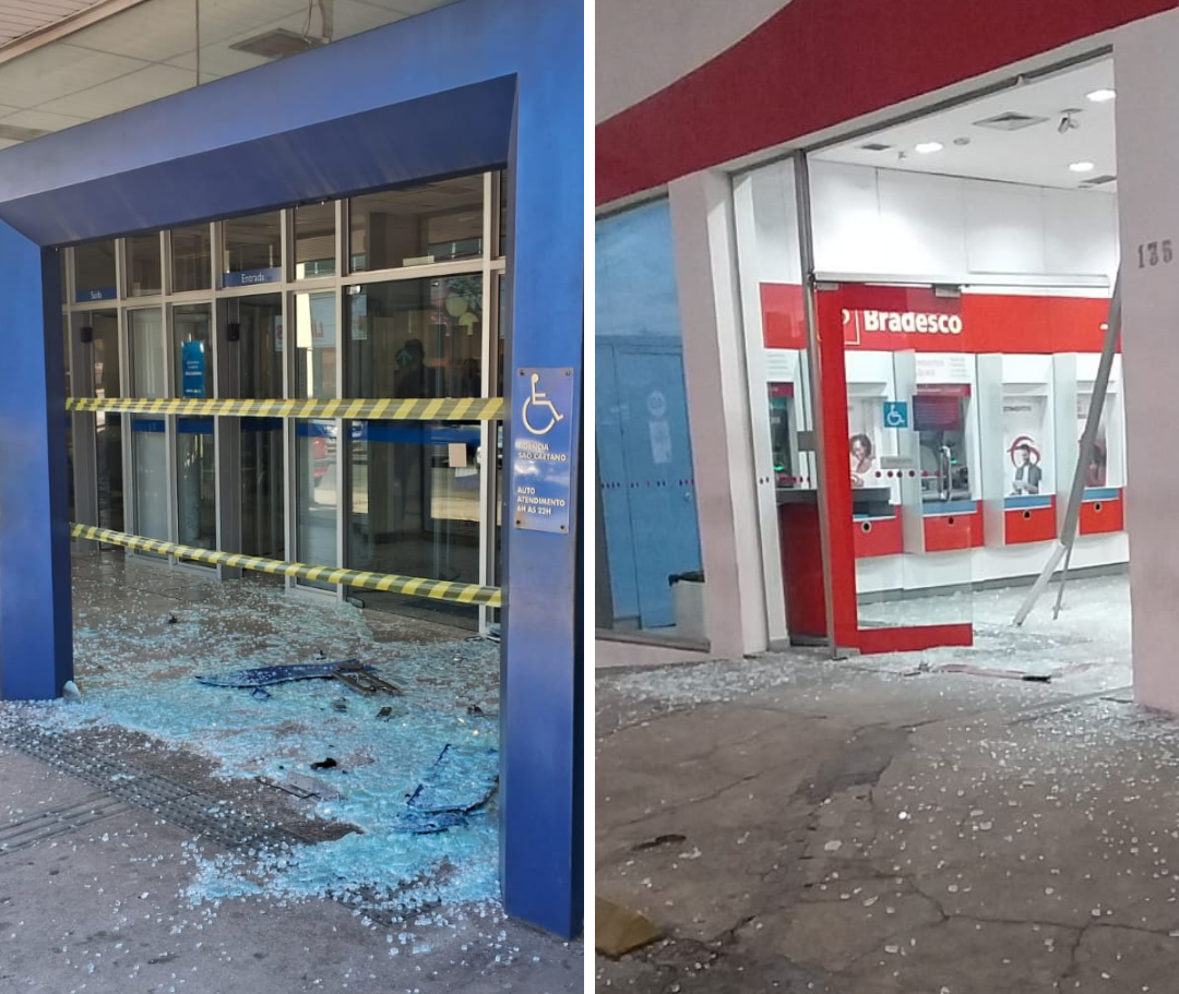 As duas agências ficam na avenida Tapajós, na divisa entre Betim e Contagem
