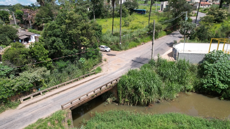 A nova ponte ao bairro Marimbá terá largura de 4,70 metros adicionados à estrutura atual