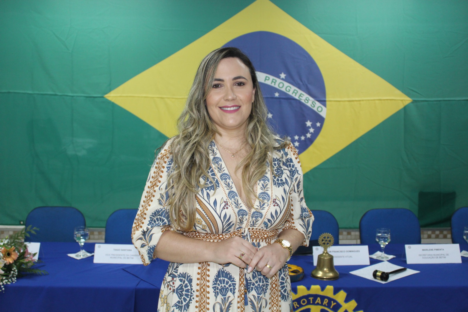 Francielle já foi presidente da Creche Casa da Amizade, que recebe assistência do Rotary Club de Betim
