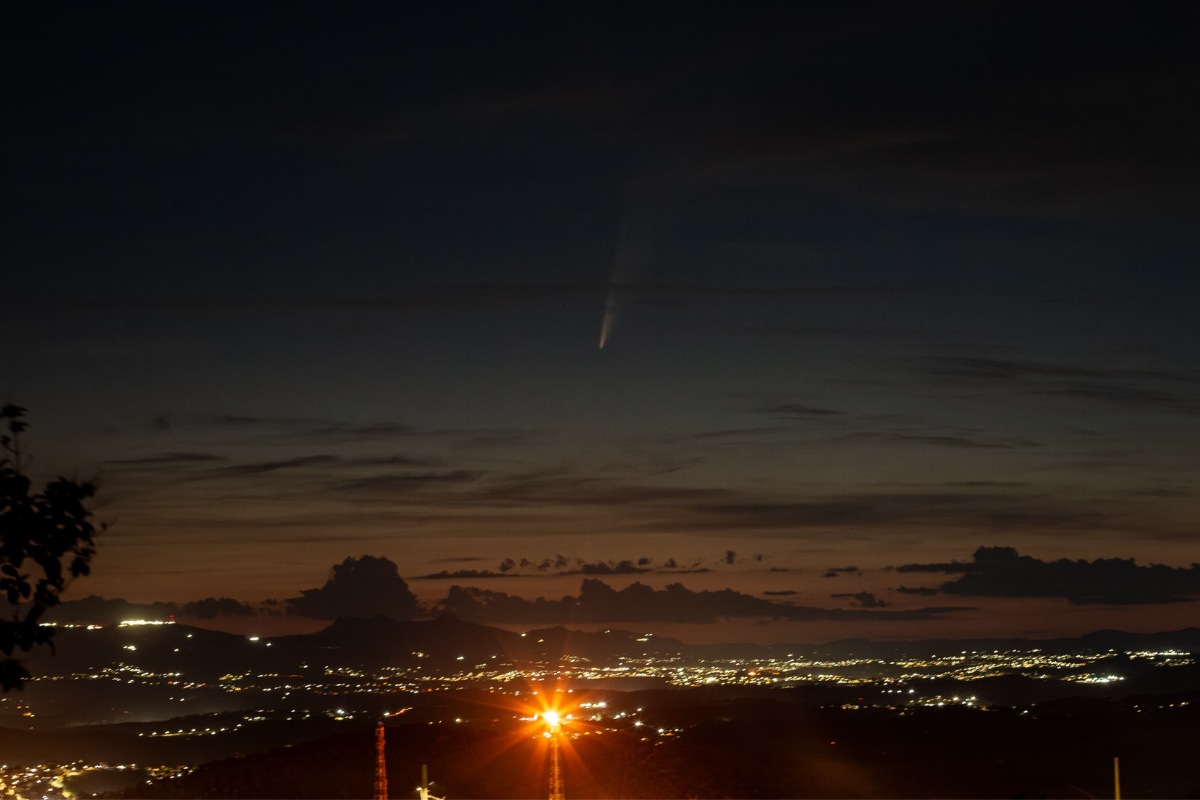 O corpo celeste foi descoberto em abril de 2024, mas só passou a ser visível no hemisfério Sul a partir de janeiro deste ano