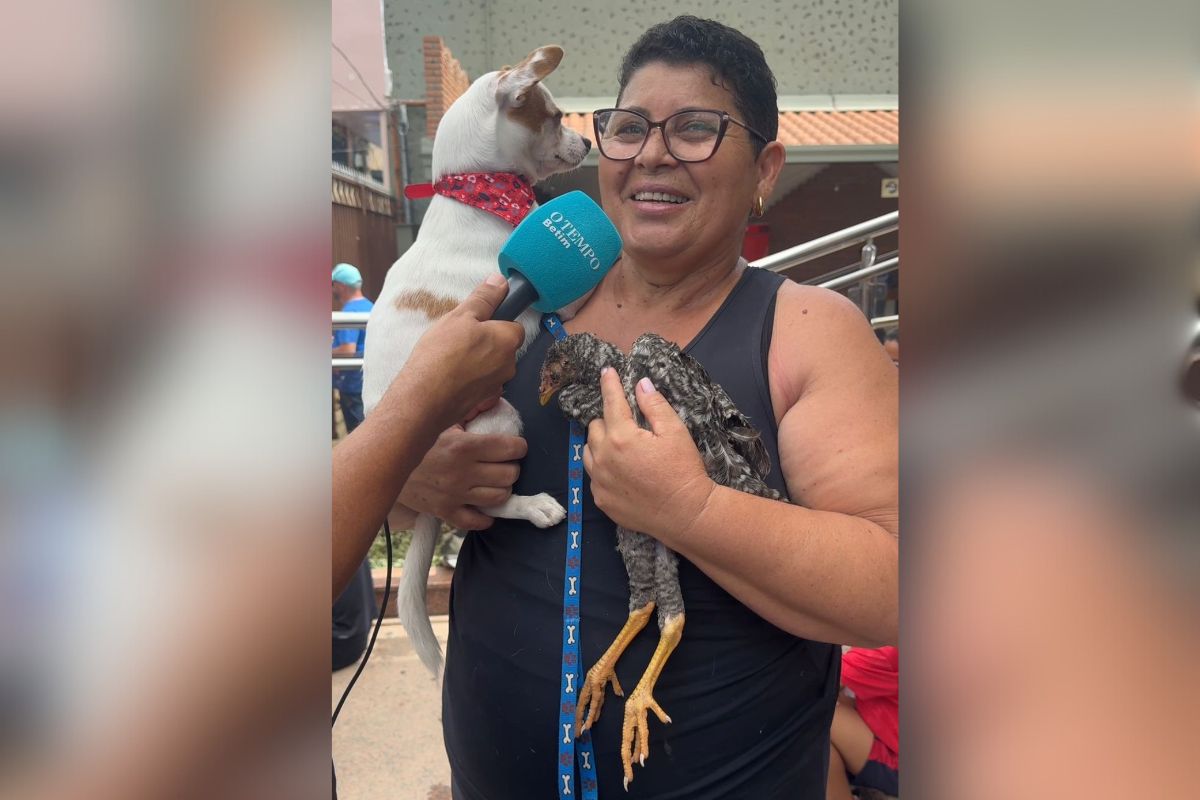 Cláudia Feliciana da Silva contou que já quebrou o pé resgatando animais 