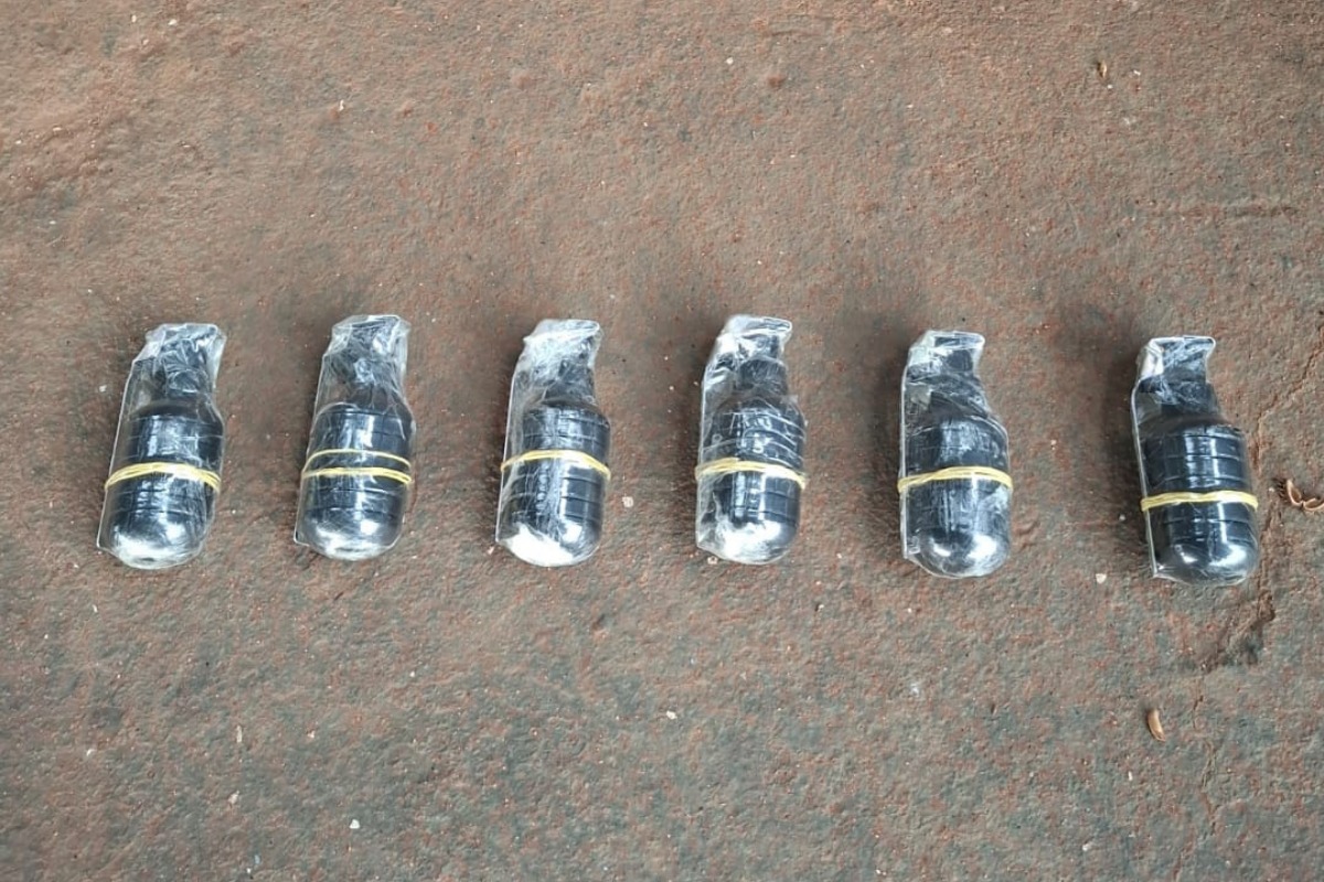 Esquadrão Antibombas foi acionado para recolher artefatos