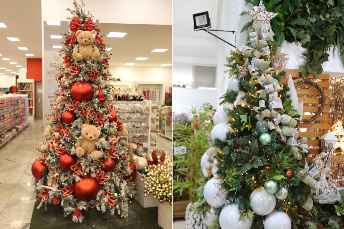 Alguns itens mais procurados para a decoração natalina neste ano já estão em falta em lojas da cidade