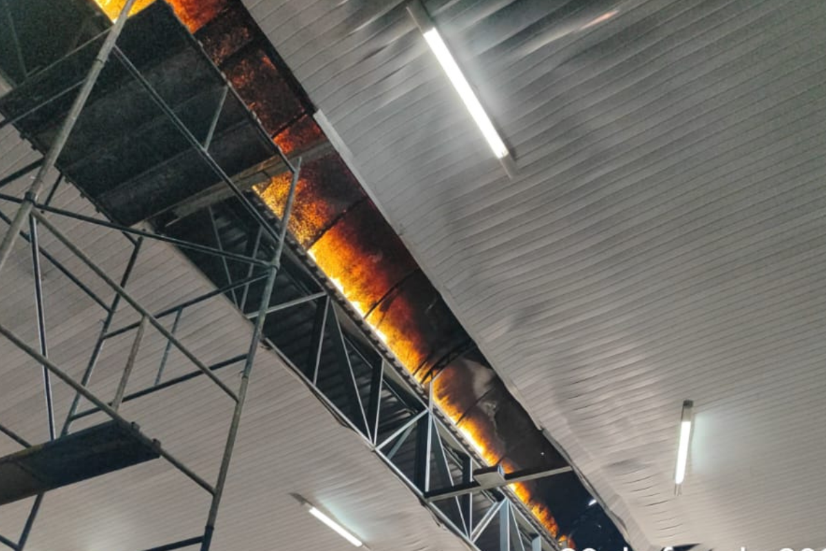 Espaço não teve danos estruturais