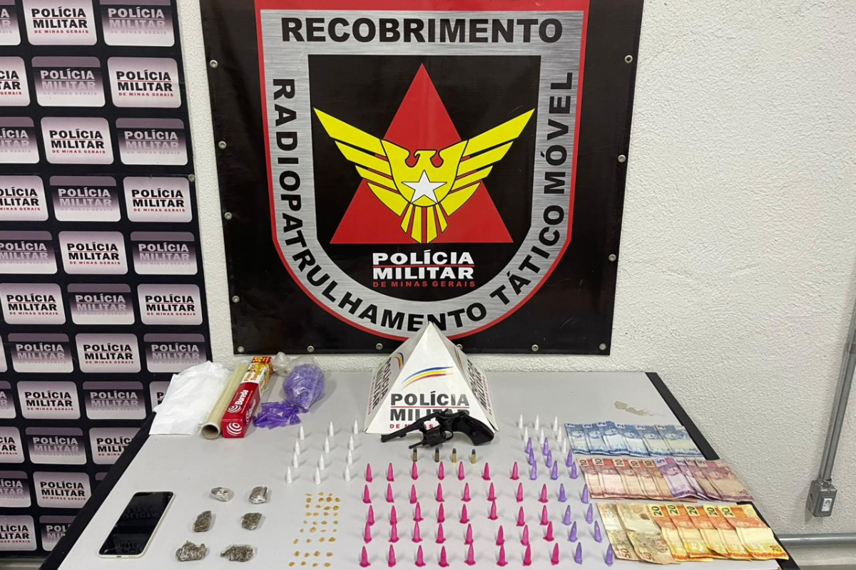 Homem de 18 anos foi preso em flagrante e encaminhado à Delegacia de Polícia Civil