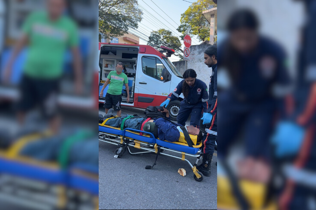 Homem foi encaminhado a UPA Norte com um corte na boca