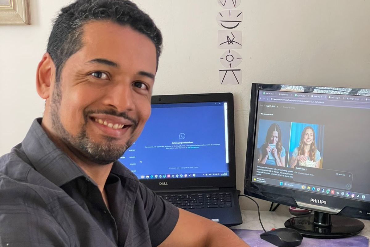 Há cerca de um ano e meio, ele estuda e se dedica à inteligência artifical no tempo livre