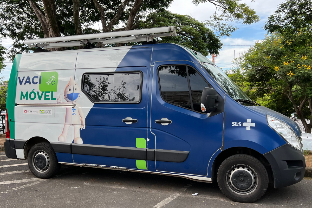 Unidade móvel vai aplicar doses das vacinas contra a gripe e a Covid-19