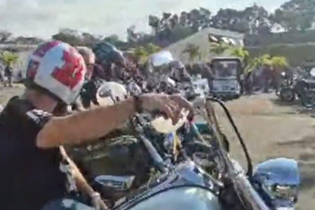 Ato foi organizado pelo motoclube Free Friends, presidido por Wanderlei Alessandro de Souza, um dos irmãos de Cleiton