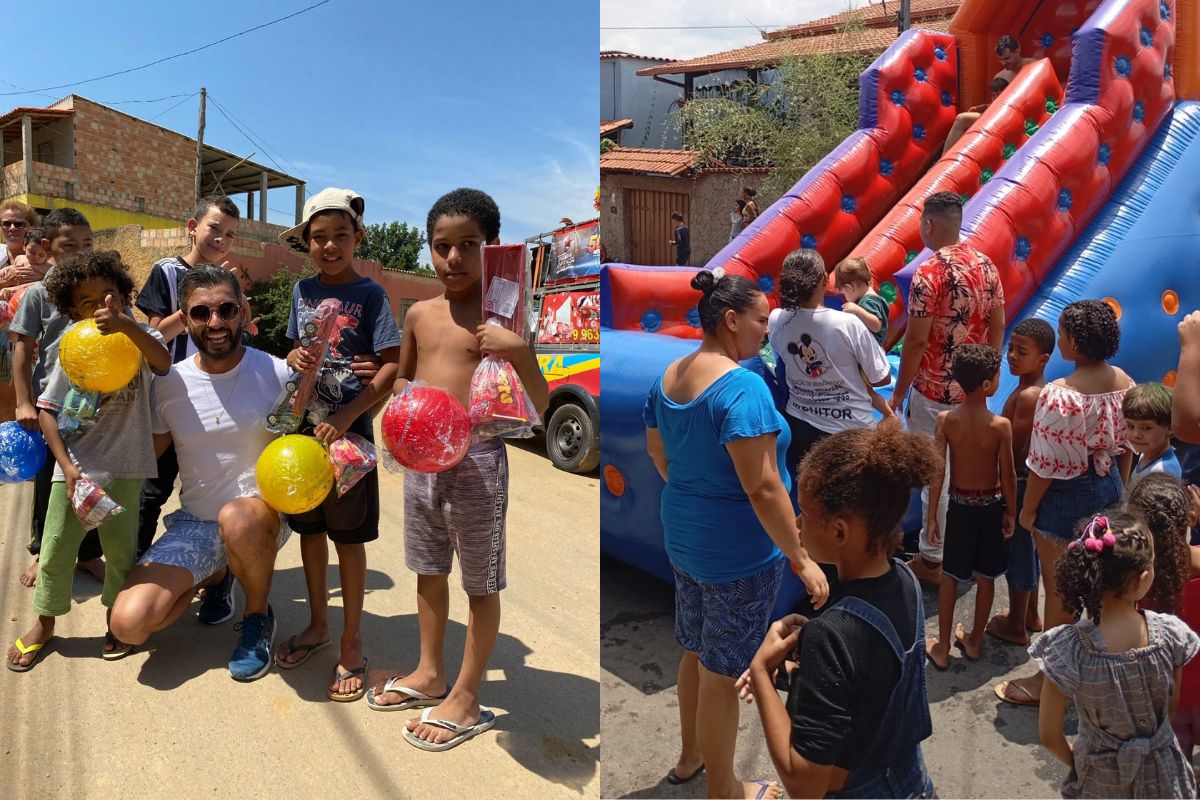 Duas iniciativas estão arrecadarndo doações para levar alegria às crianças de diversos bairros da cidade