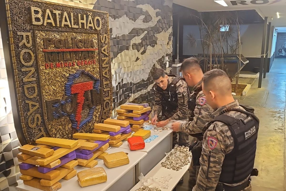 Megaoperação foi conduzida por policiais militares do Batalhão de Rondas Ostensivas Táticas Metropolitanas (Rotam) 