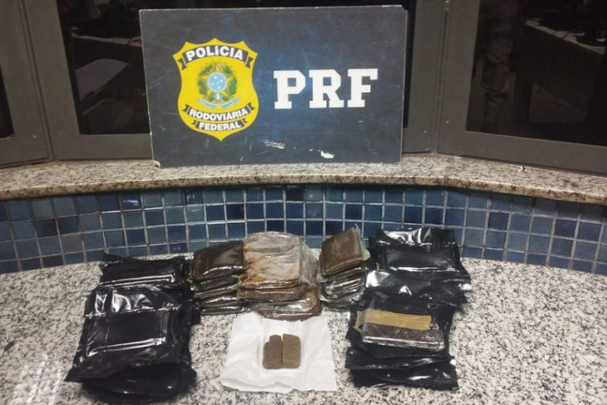 Material apreendido pela PRF