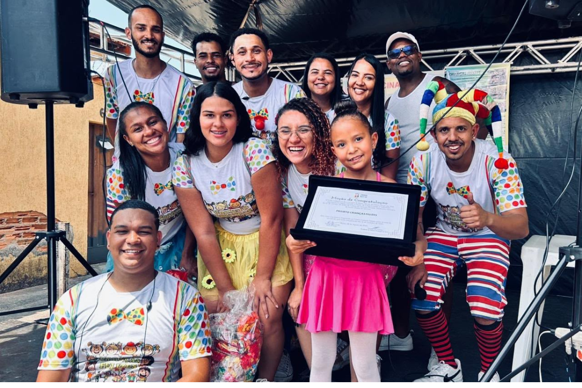 Ação é promovida pelo projeto Crianças Felizes, que completa 15 anos de atuação em Betim