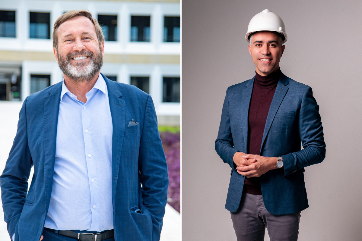 Da esquerda para a direita: Joel Krüger e Fabrício Rossi