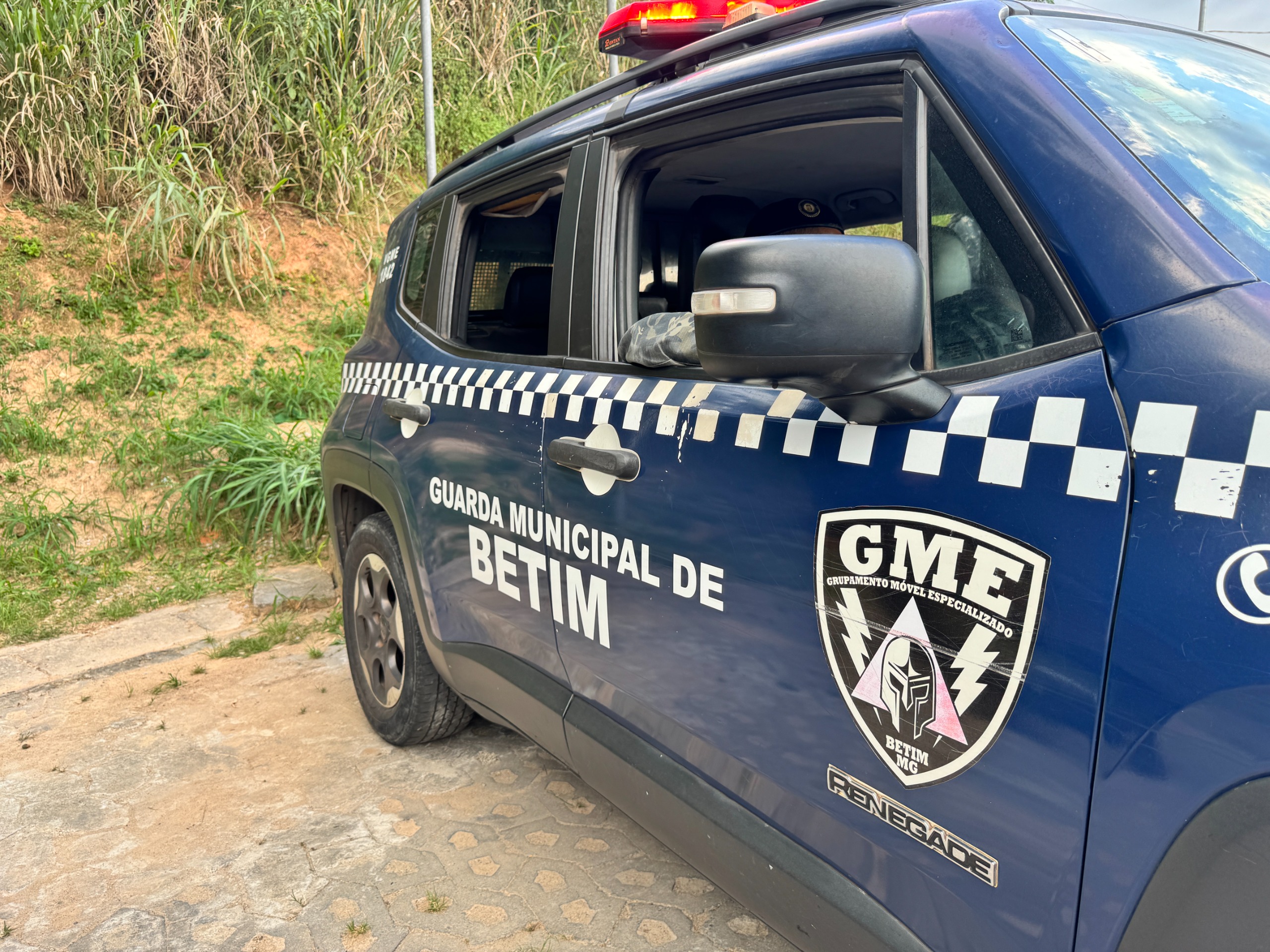 Ocorrência foi atendida pela Guarda Municipal de Betim
