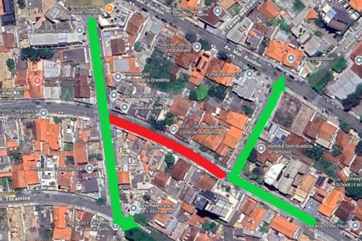 Motoristas deverão utilizar rotas alternativas durante período de interdição da via