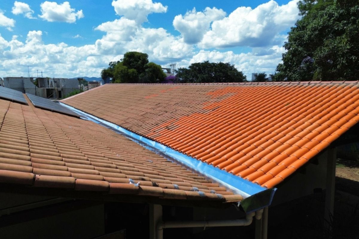 Conserto do telhado do prédio 3 da unidade foi concluído dentro do prazo previsto