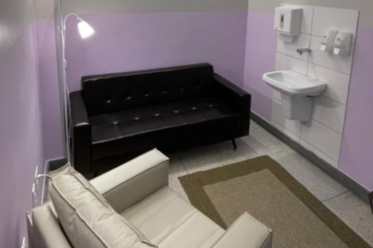 Sala Lilás funciona dentro do Centro Materno-Infantil