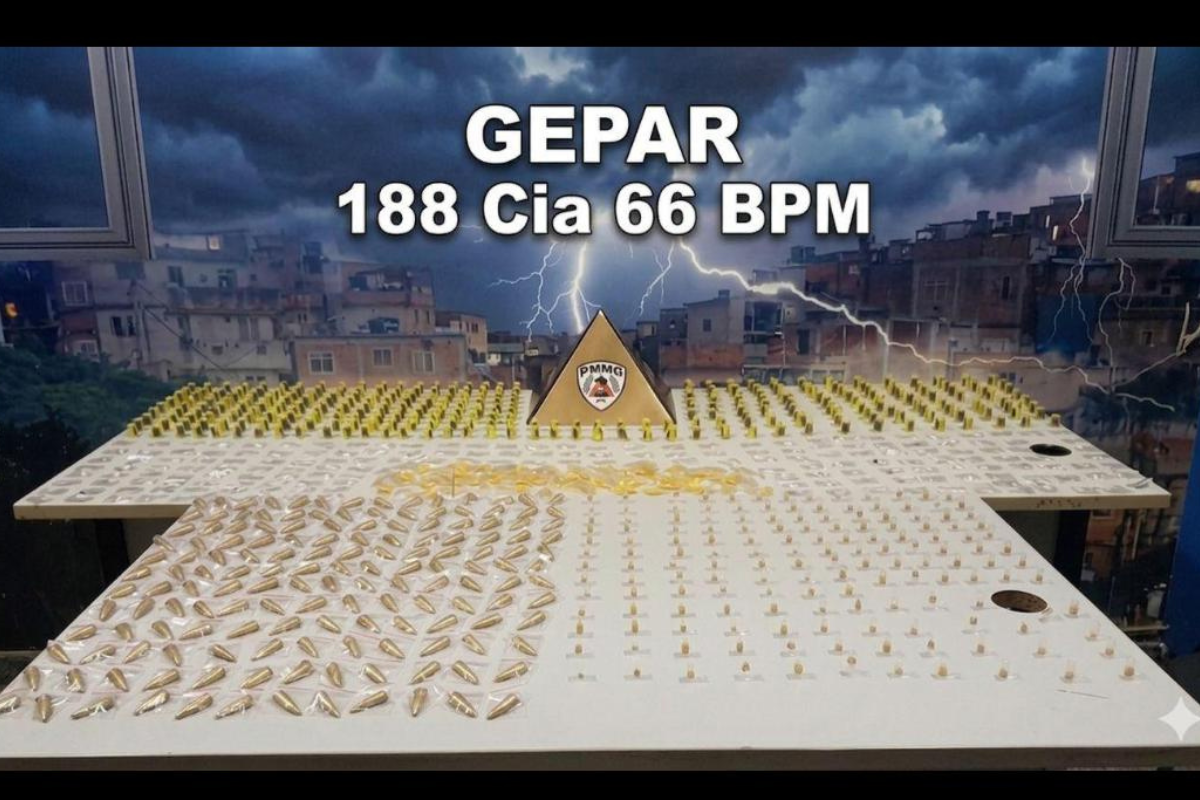 Material apreendido pela PM